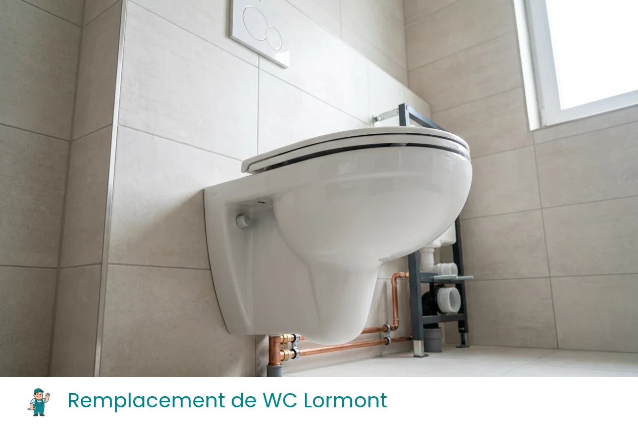 Remplacement de WC à Lormont