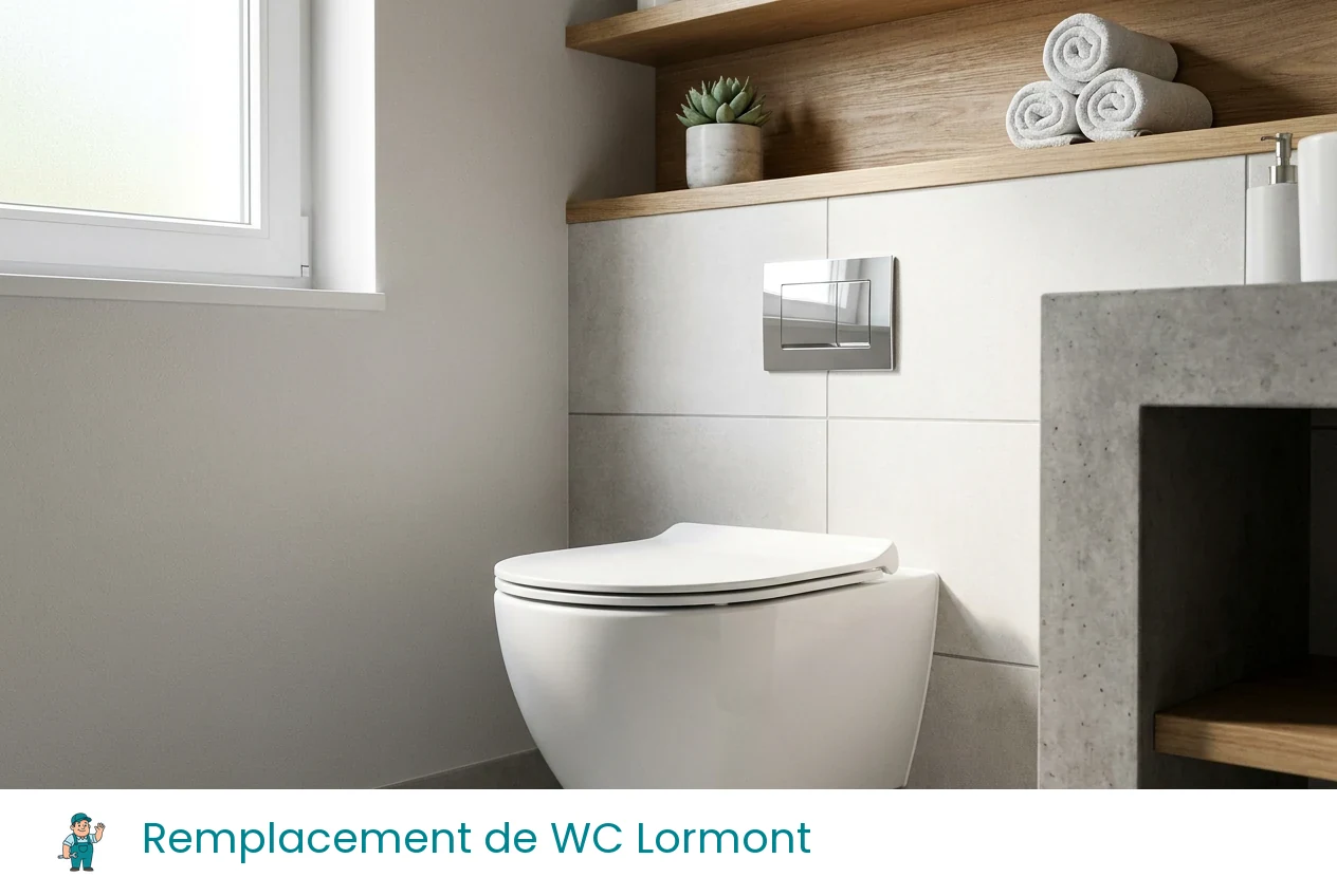 Remplacement de WC à Lormont