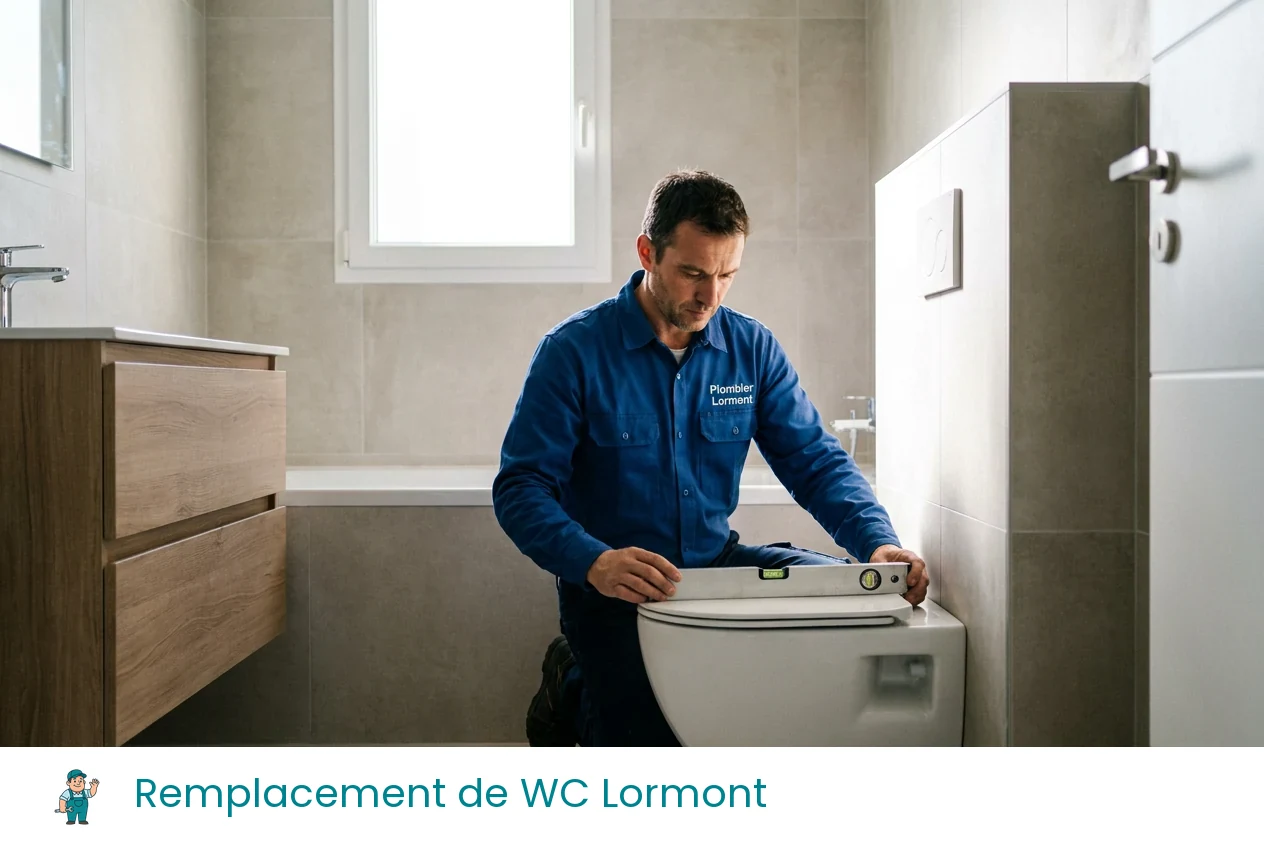 Remplacement de WC à Lormont